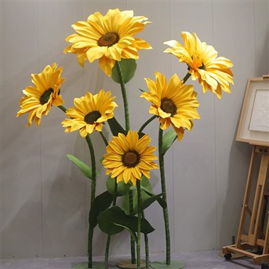 Outdoor Eva Flower Sunflower Decotion